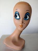 Mannequin - Tête à chapeau - Twiggy - Plastic