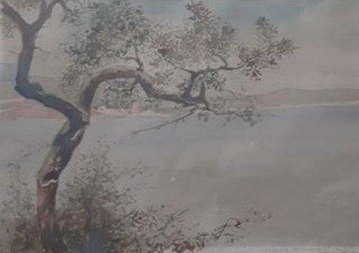 Spaanse school (XX) - El Mirador - NO RESERVE, Antiek en Kunst, Kunst | Schilderijen | Klassiek