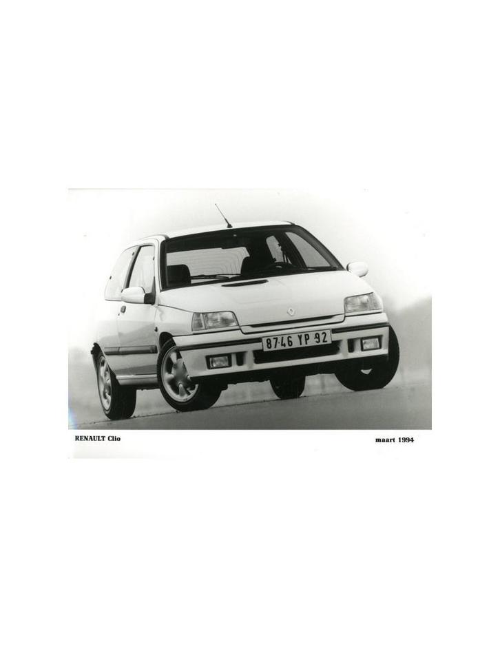 1994 RENAULT CLIO PERSFOTO, Boeken, Auto's | Folders en Tijdschriften, Renault