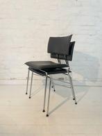 Dietiker - Stapelbare stoel (2) - Sparta - Chroom, Leder,
