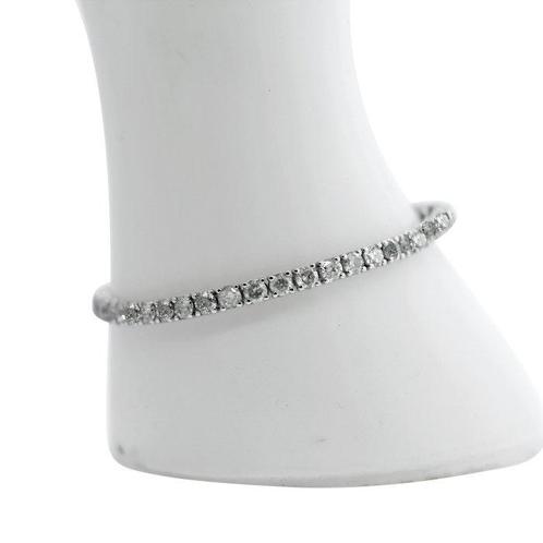 Zonder Minimumprijs - Armband - 14 karaat Witgoud - 7.66ct., Sieraden, Tassen en Uiterlijk, Armbanden