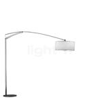 Vibia Balance Booglamp, grafiet/lampenkap perkament - 215 cm, Verzenden, Nieuw