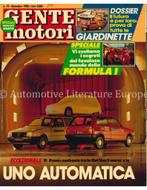 1983 GENTE MOTORI MAGAZINE 12 ITALIAANS, Nieuw, Author