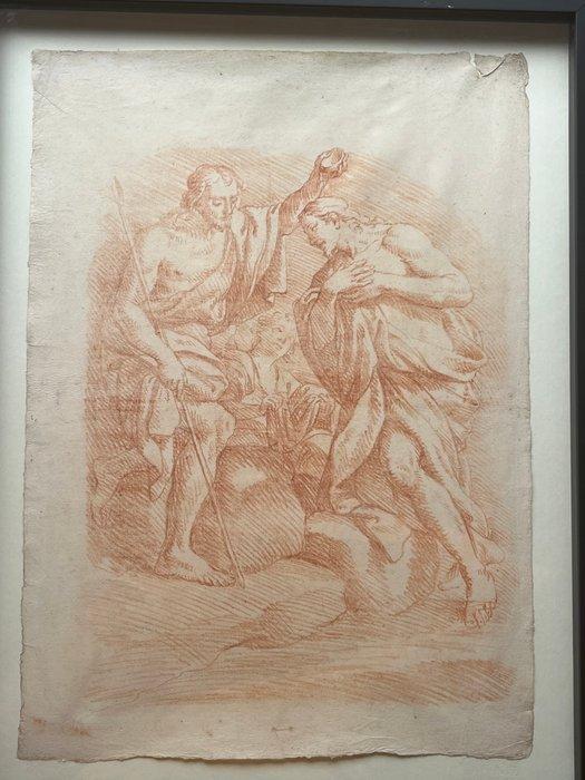 Gaspare Diziani (1689-1767), Circle of - Battesimo di Cristo, Antiek en Kunst, Kunst | Schilderijen | Klassiek