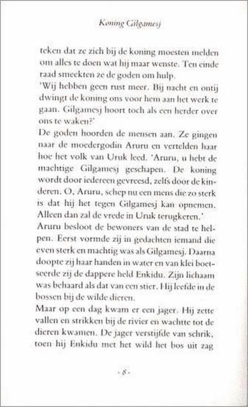 Koning Gilgamesj 9789000029532 Hans Hagen, Boeken, Kinderboeken | Jeugd | 13 jaar en ouder, Gelezen, Verzenden
