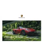 2019 PORSCHE 718 BOXSTER | 718 CAYMAN HARDCOVER BROCHURE, Boeken, Auto's | Folders en Tijdschriften, Nieuw, Porsche, Author