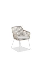 Niehoff Lido Armleunstoel Zijkant/Rug Cordvlechtwerk in, Tuin en Terras, Tuinstoelen, Ophalen of Verzenden, Nieuw