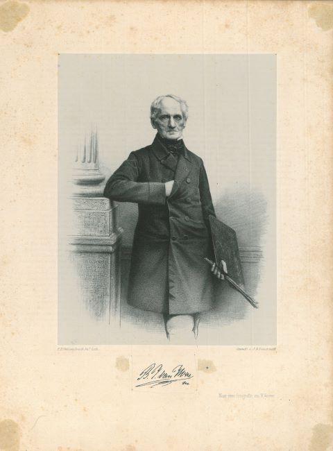 Portrait of Bartholomeus Johannes van Hove, Antiek en Kunst, Kunst | Etsen en Gravures