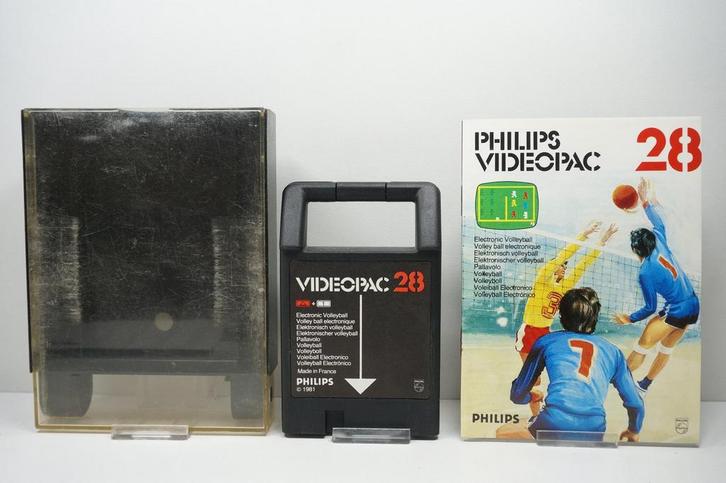 Philips VIdeopac 28: Electronic Volleyball Morgen in huis!, Computers en Software, Vintage Computers, Ophalen of Verzenden