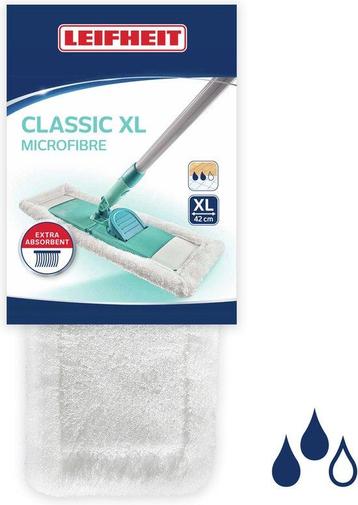 Leifheit Classic overtrek vloerwisser XL - microfibre - 42 beschikbaar voor biedingen