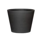 Plantenbak Bucket - Vulkaan zwart  Ø50 x (H)40 cm - Ø50 x (H, Tuin en Terras, Ophalen of Verzenden