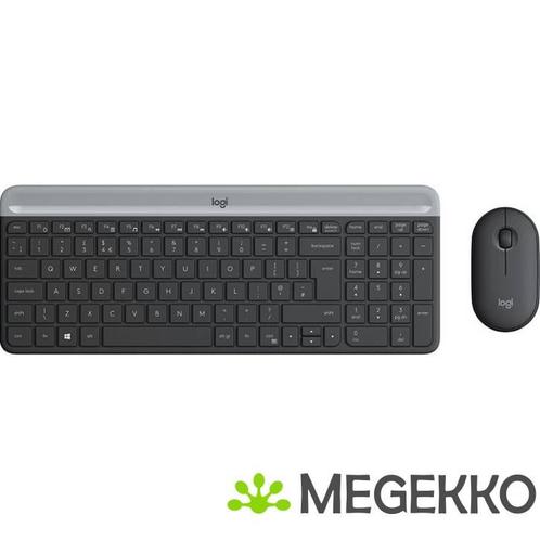 Logitech MK470 Qwerty US, Computers en Software, Desktop Pc's, Nieuw, Verzenden