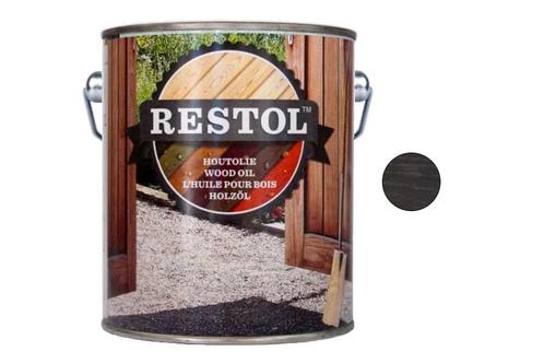 Restol Restol houtolie zijdeglans 2,5 liter, indiana grijs, Doe-het-zelf en Verbouw, Verf, Beits en Lak, Nieuw, Verzenden