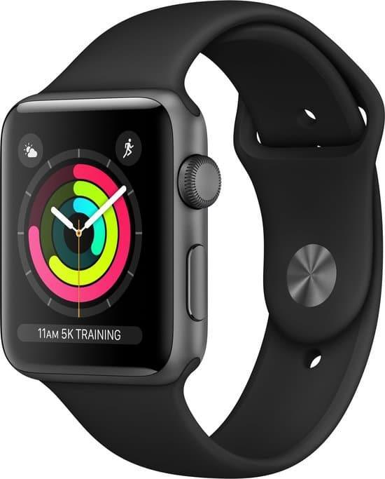 Apple Watch Series 3 - Smartwatch - 42mm - Spacegrijs, Sieraden, Tassen en Uiterlijk, Smartwatches, Verzenden