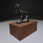 Oud-Egyptisch Brons Godin Hathor als koe. Late Periode