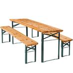 Biertafelset Sissi, 3-delig, inklapbaar - bruin, Huis en Inrichting, Stoelen, Verzenden, Nieuw
