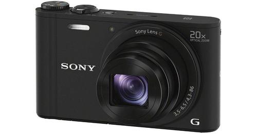 Sony Cyber-Shot DSC-WX350 Digitale Compact Camera - Zwart, Audio, Tv en Foto, Fotocamera's Digitaal, Zo goed als nieuw, Verzenden
