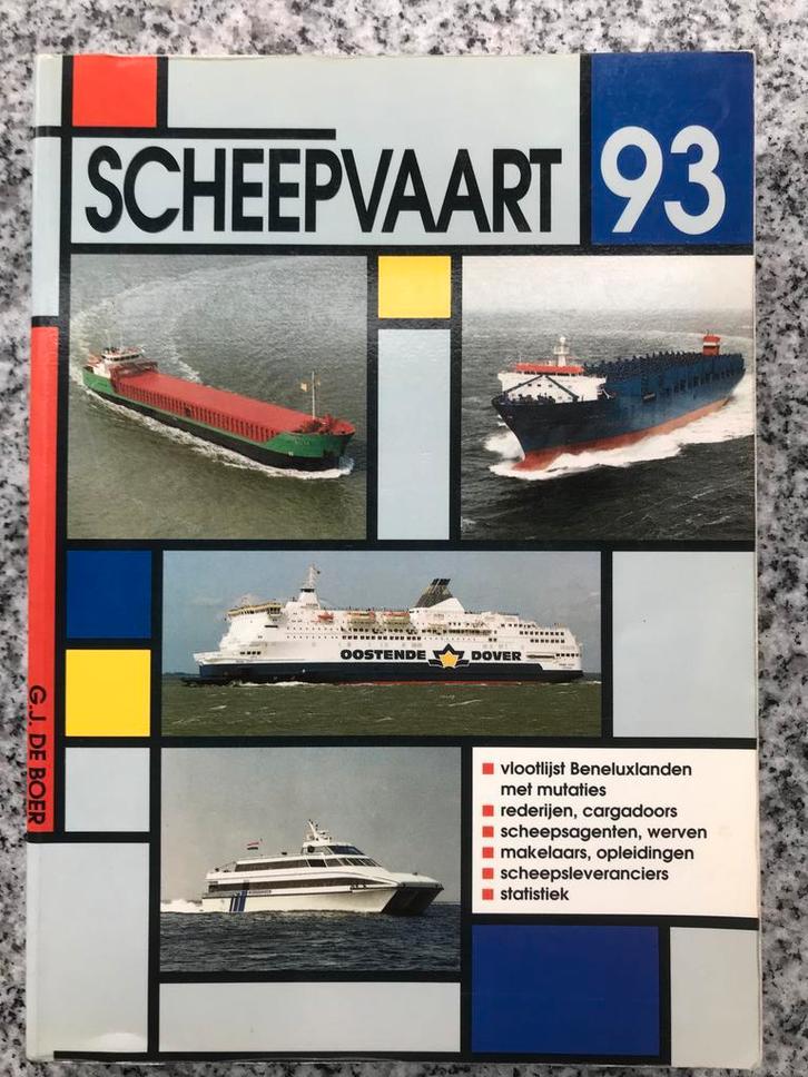 Scheepvaart 1993 (G.J. de Boer), Boeken, Vervoer en Transport, Verzenden