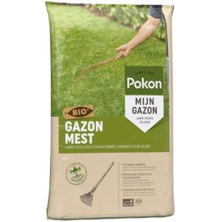 Gazonmest | Pokon | 250 m² (17 kg, Bio-label), Tuin en Terras, Gras en Kunstgras, Nieuw, Verzenden