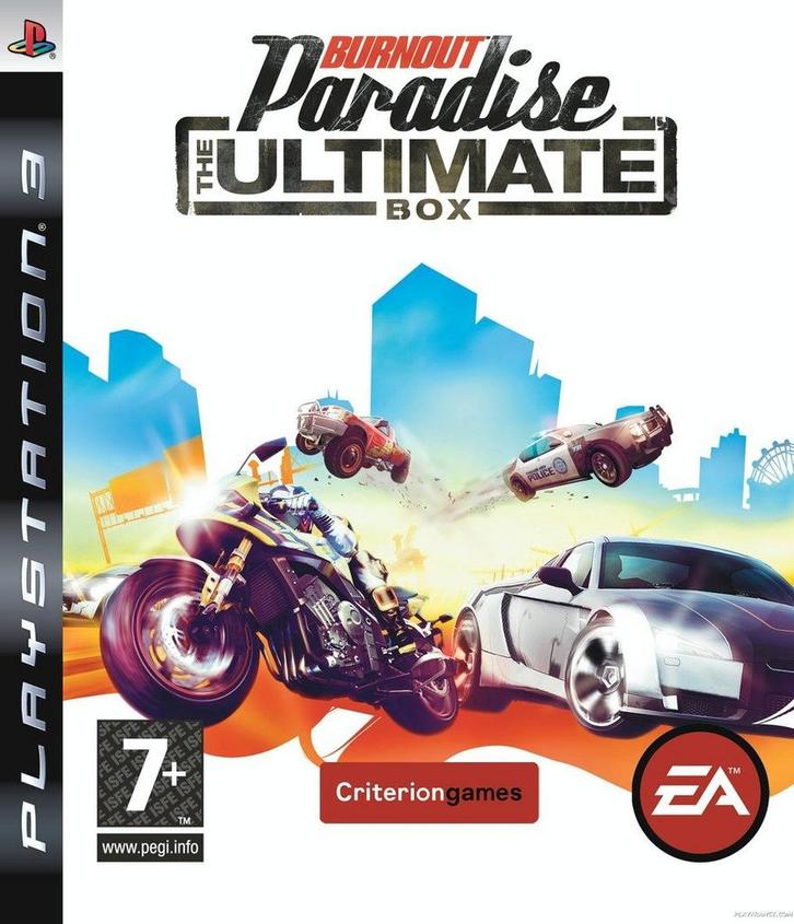 Playstation 3 Burnout Paradise: The Ultimate Box, Spelcomputers en Games, Games | Sony PlayStation 3, Zo goed als nieuw, Verzenden