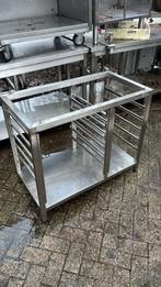 RVS onderstel met regaal 100x55x85 bxdxh, Zakelijke goederen, Horeca | Keukenapparatuur, Ophalen of Verzenden, Gebruikt