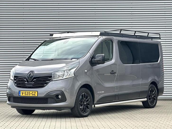 Renault Trafic 1.6 dCi L2H1 DC Dubbele cabine 145pk!, Auto's, Bestelauto's, Onderhoudsboekje, Lease, Handgeschakeld, Overige kleuren