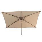 4 Seasons Azzurro stokparasol 200x300 cm beach solefin -, Verzenden, Nieuw