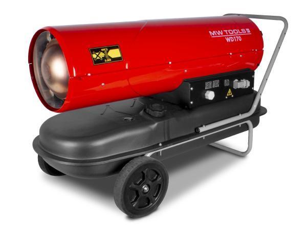 Veiling - MW Tools heteluchtkanon mw-tools wd170 50kw, Doe-het-zelf en Verbouw, Verwarming en Radiatoren, Nieuw