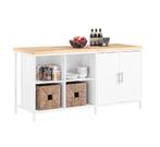 Keukeneiland met Werkblad – Dressoir met Deuren & Vakken, Verzenden, Nieuw