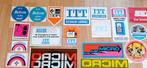 68 stickers uit de 70s over hifi Marantz , Dual , Telefunken, Audio, Tv en Foto, Radio's, Nieuw