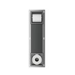 Inbouw toiletrolhouder-reserverolhouder gun metal zonder, Verzenden, Nieuw
