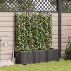 vidaXL Tuinplanten 1 pc Rooster met opslag Zwart 120 x 40 x, Tuin en Terras, Verzenden, Nieuw, Minder dan 60 cm, 60 cm of meer