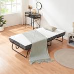 Opklapbed Borjavle 90x200 cm met traagschuim matras zwart gr, Huis en Inrichting, Verzenden, Nieuw