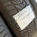 2 x Hankook 235-60-17 Winterbanden 7mm, Gebruikt, 17 inch, 235 mm, Band(en)