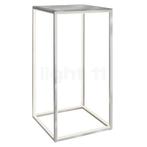 Sompex Delux Bodemlamp LED met Tafelblad, zilver - 60 cm, Huis en Inrichting, Verzenden, Nieuw