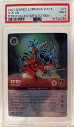 Disney Graded card - Lorcana - Stitch Adomination D100, Verzamelen, Nieuw