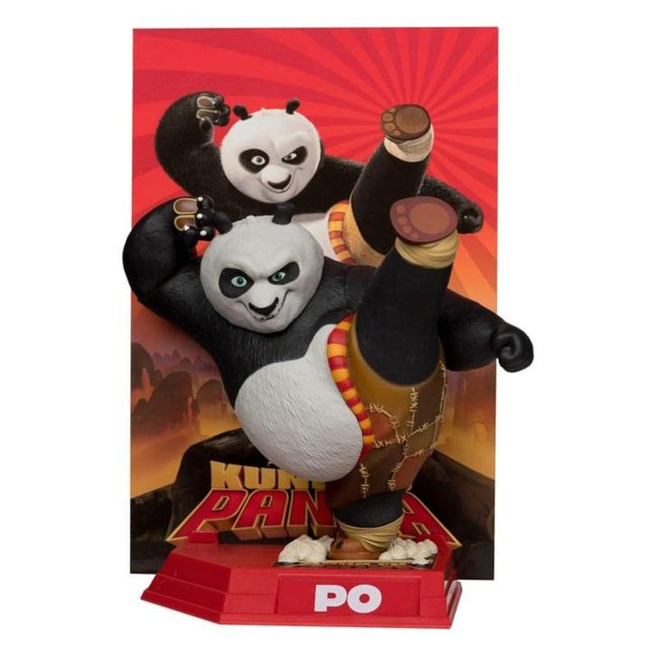 Kung Fu Panda Movie Maniacs PVC Statue Po 17 cm (McFarlane), Verzamelen, Film en Tv, Zo goed als nieuw, Verzenden
