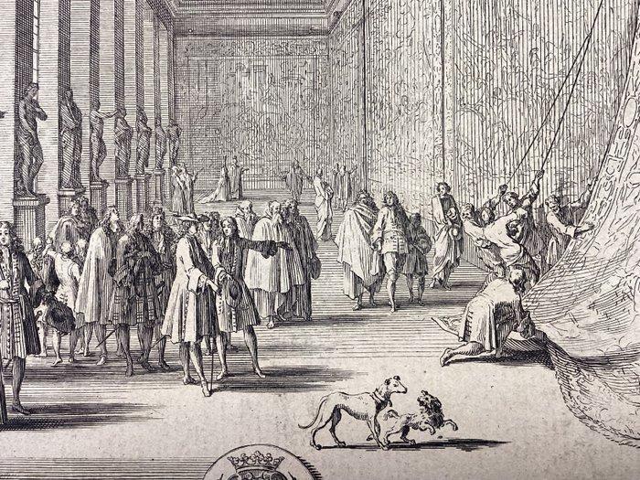 Sebastian Leclerc (1637-1714) - La galerie de l’Hostel royal, Antiek en Kunst, Antiek | Overige Antiek