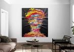 Jovan Srijemac - Face vs 5G force - XXL, Antiek en Kunst, Kunst | Schilderijen | Modern