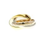 Cartier - Ring - Trinity - 18 karaat Geel goud, Witgoud,