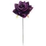 25 cm. single diamondrose purple paars doos48 st flowerwall, Nieuw, Ophalen of Verzenden