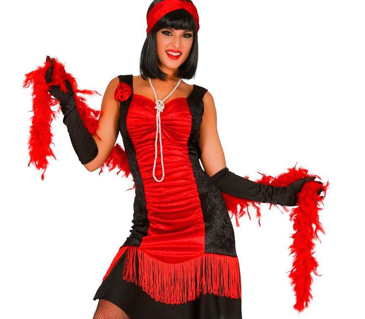 Rode Boa 40gr 1,8m, Hobby en Vrije tijd, Feestartikelen, Nieuw, Verzenden