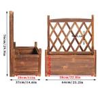 Verhoogde Plantenbak Trellis Klimplanten Tuin Patio Binnen, Tuin en Terras, Bloembakken en Plantenbakken, Verzenden, Nieuw