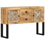 vidaXL Dressoir 110x30x74 cm ruw mangohout, 100 tot 150 cm, Verzenden, Nieuw, 25 tot 50 cm