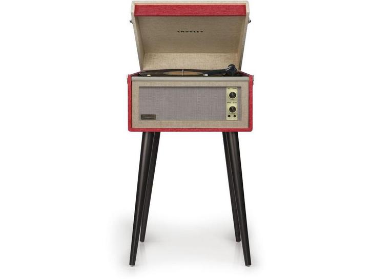 Crosley Bermuda - Retro Platenspeler - Bluetooth - Rood, Huis en Inrichting, Woonaccessoires | Overige, Nieuw, Verzenden