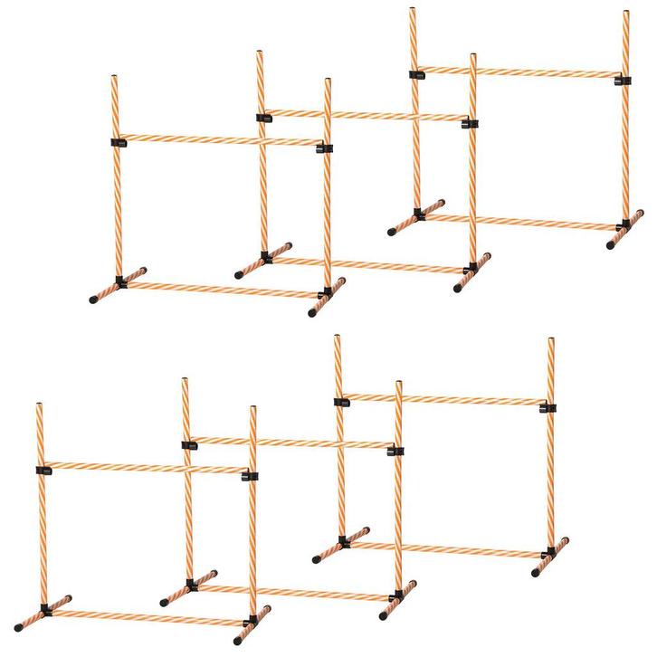 6tlg Agility Set Honden Agility Uitrustingsset Met Vlechtsta, Dieren en Toebehoren, Honden-accessoires, Nieuw, Verzenden