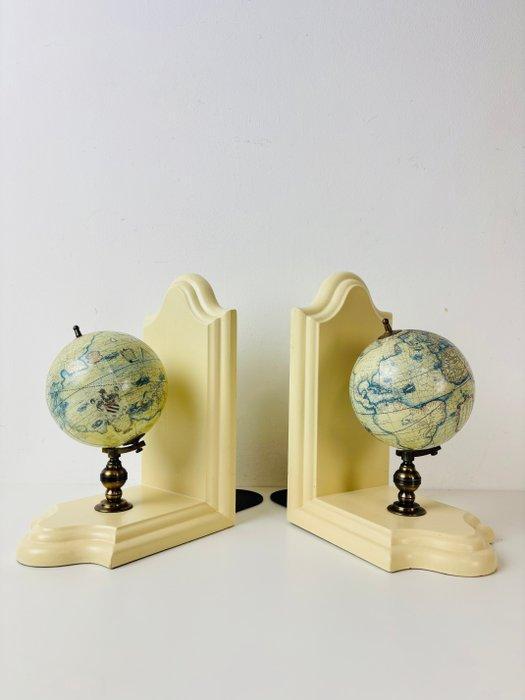 Boekensteunen - Italiaanse Cartografisch ontwerp Globe, Antiek en Kunst, Curiosa en Brocante