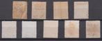 Nederland 1869/1871 - 9 x Wapenzegels - NVPH 13, 14, 15, 16,, Gestempeld