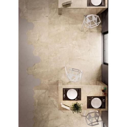 Vloertegel Keope Lux Crema Beige Gepolijst 120x240 cm (prijs, Doe-het-zelf en Verbouw, Tegels, Ophalen of Verzenden
