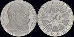 Austria 50 schilling 1970- 100th anniversary of Karl Renn..., Postzegels en Munten, Munten | Europa | Niet-Euromunten, Verzenden